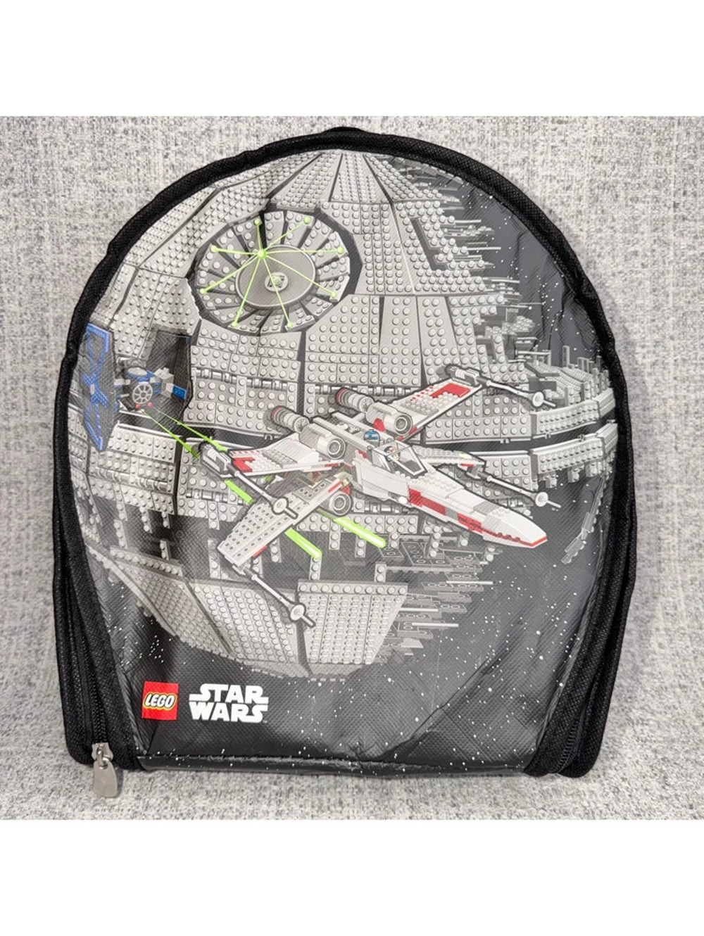 LEGO Star Wars 2012 X-Wing Death Star Storage Carrying Case Zip Toy Bag